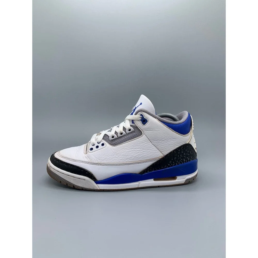 Jordan 3‎ Retro Racer Blue Basketball Shoes CT8532-145 Men's Sz 10.5